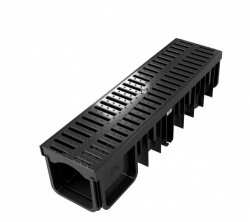 XDrain 130/120 C250 Drainage Channel x 500mm Long Polyamide Grate